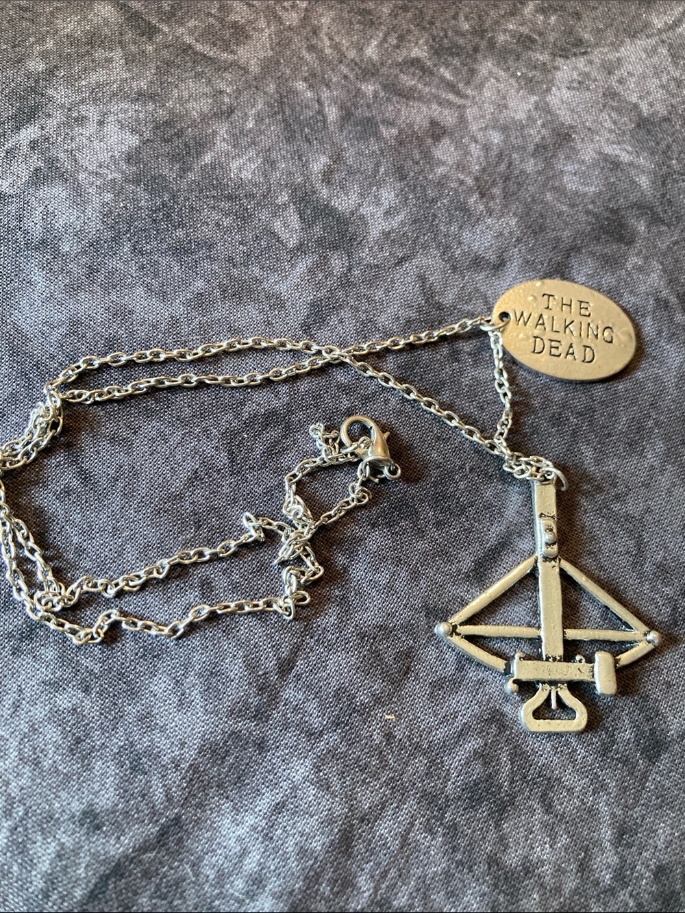 The Walking Dead Daryl's Crossbow Pendant Necklace